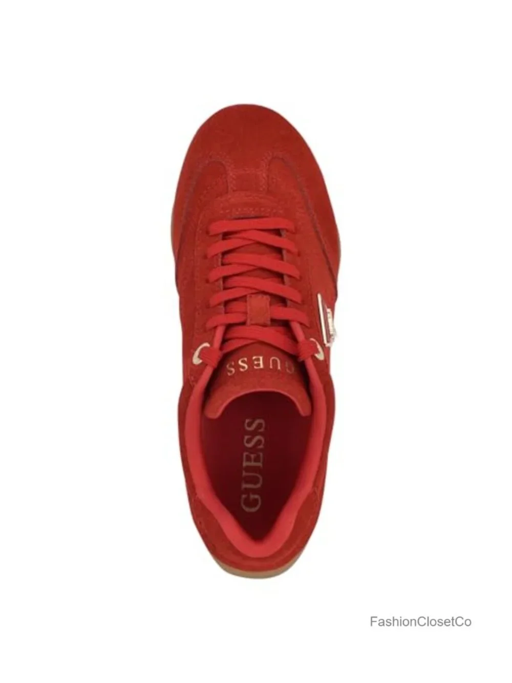 Suede Fashion Sneakers with Lace-Up Closure